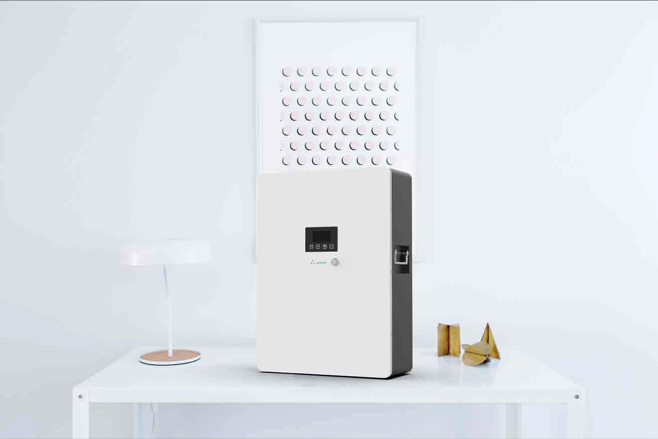 solar battery wall