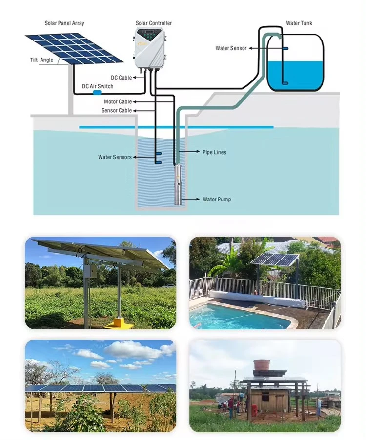 solar submersible water pump