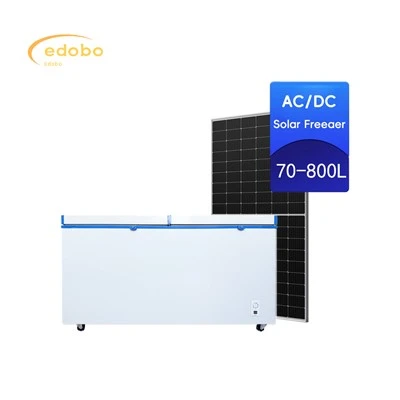 Εξοικονόμηση ενέργειας AC/DC Solar Deep Freezer Ψυγείο για Οικιακή Χρήση