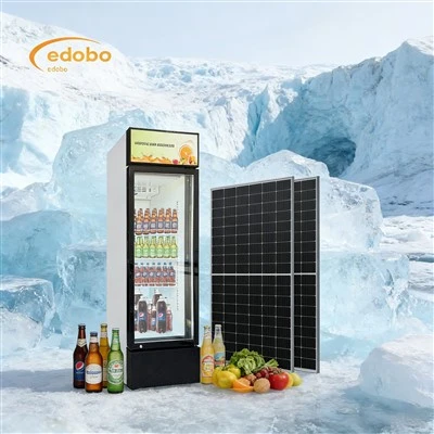 AC/DC Solar Powered Beverage Freezer Γυάλινη πόρτα Καταψύκτης κρασιού